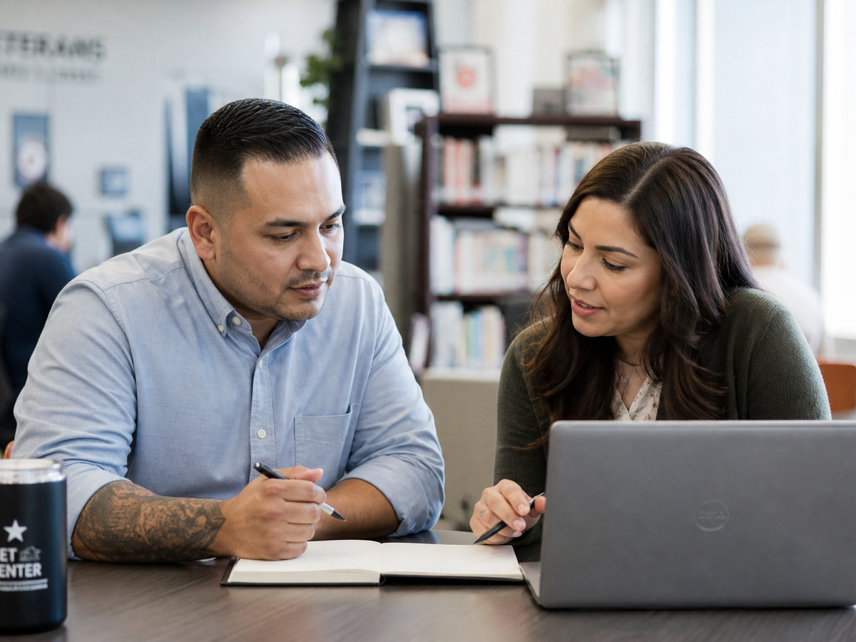 Veteran learner building a new career through education and training